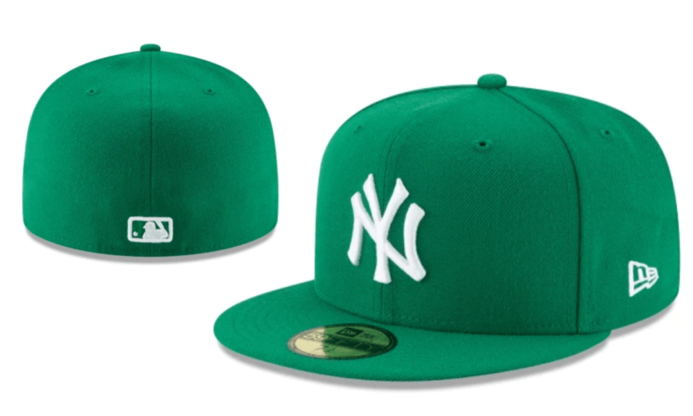 New York Yankees 59FIFTY Fitted Hat with White Logo – Green — view 1