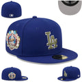 Los Angeles Dodgers Royal Blue 60th Anniversary Fitted Cap with Gold Accents — view 1