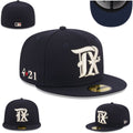 Texas Exclusive Navy Fitted Hat with Classic “TX” Logo and 4★21 Embroidery — view 1