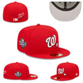 Washington Nationals Hat, World Series Cap, Red Fitted Hat, MLB Team Hat, Nationals Baseball Hat — view 1