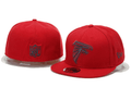 Red Oakland Raiders Snapback Hat with Bold Embroidered Team Logo — view 1