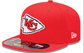 Kansas City Chiefs NFL Fitted Hat with Iconic Logo – Red — view 1
