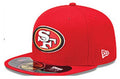 San Francisco 49ers NFL Fitted Hat with Iconic Team Logo – Vibrant Red — view 1
