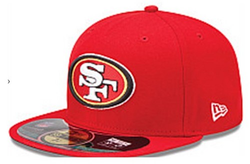San Francisco 49ers NFL Fitted Hat with Iconic Team Logo – Vibrant Red — view 1