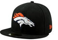 Denver Broncos NFL Fitted Hat with Team Logo – Sleek Black — view 1