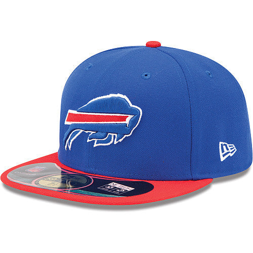 Buffalo Bills Snapback Hat with Embroidered Team Logo – Blue and Red — view 1