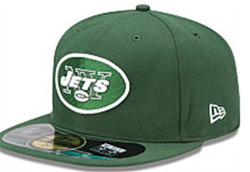 New York Jets Snapback Hat with Embroidered Team Logo – Green — view 1
