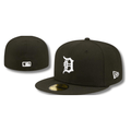Detroit Tigers Authentic On-Field Fitted Hat with Classic Logo – Black — view 1