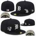 Detroit Tigers 1901 Heritage Fitted Hat – Navy — view 1