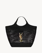 YSL - Icare in Raffia Handbag — view 4