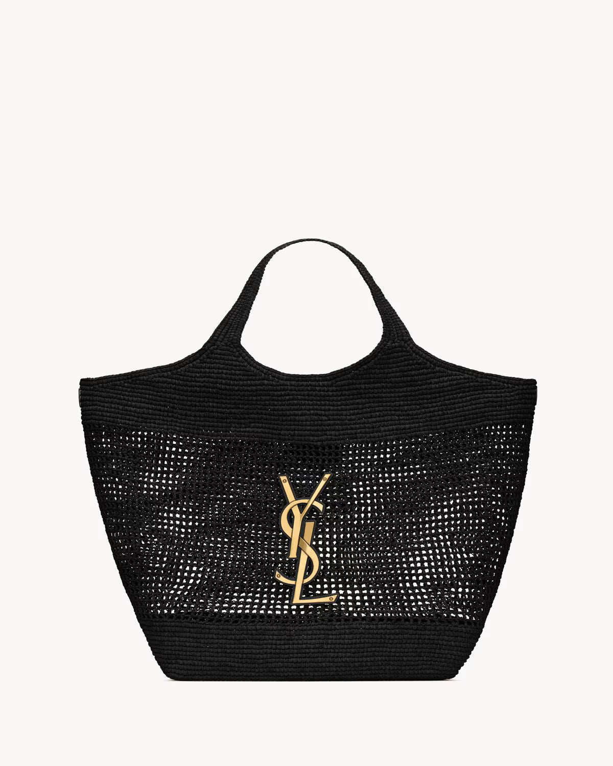YSL - Icare in Raffia Handbag — view 4