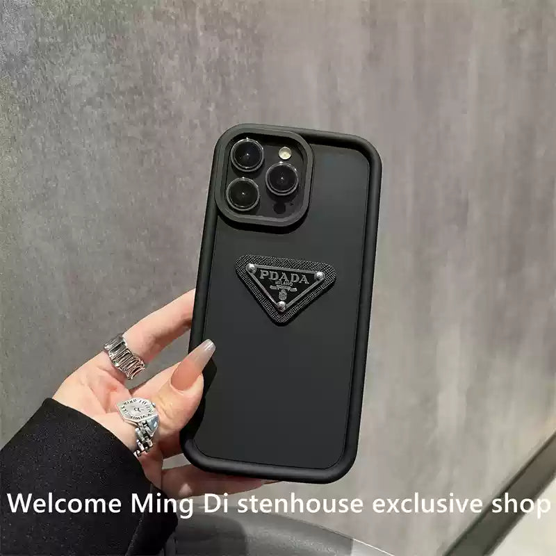 Prada Black iPhone Case — view 1