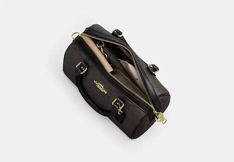 Rowan Satchel Bag in Signature Canvas — view 4