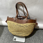 The Bree Hollow Weave Bag - Beige — view 14