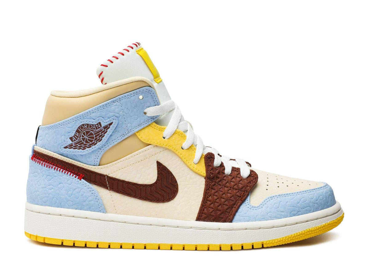 Maison Chateau Rouge x Air Jordan 1 Mid SE ¡®Fearless¡¯ Unfading Sneaker — view 1