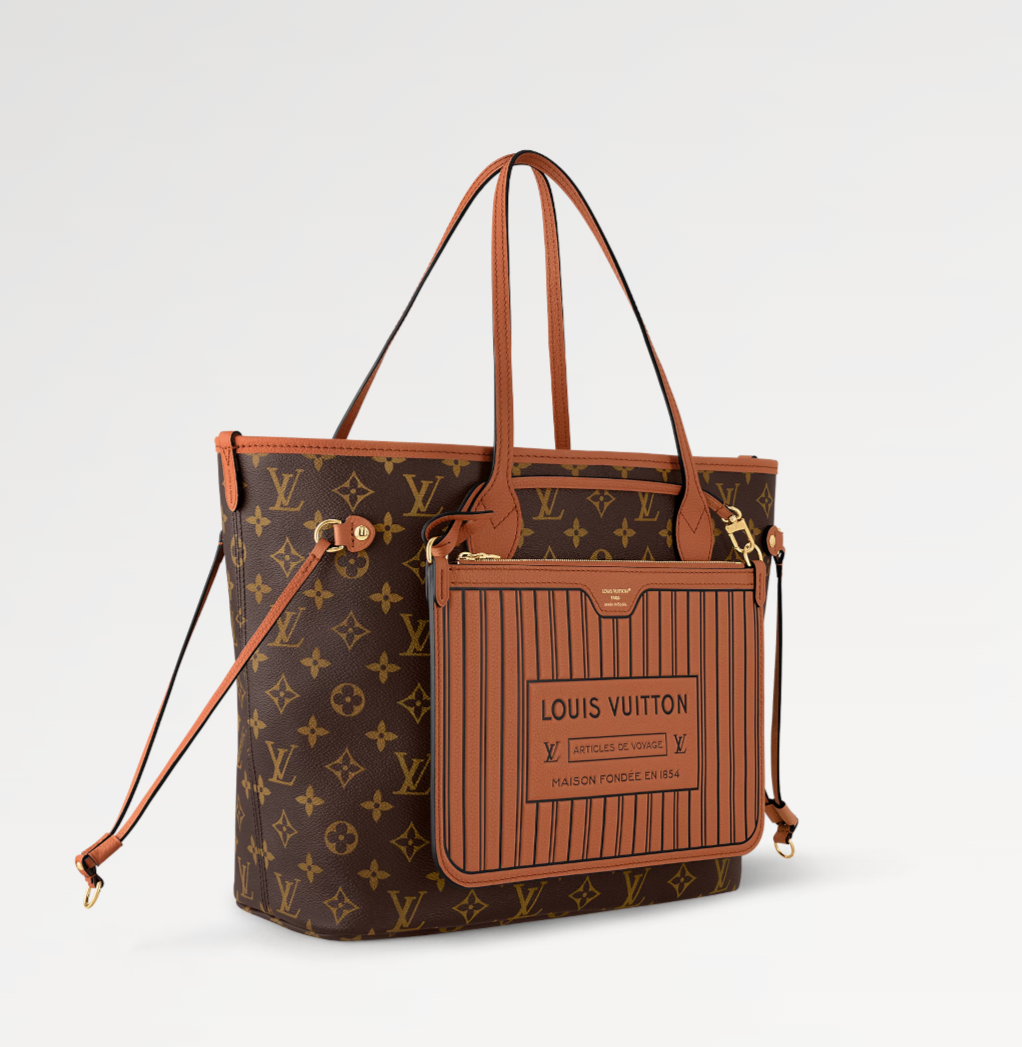 Louis Vuitton Neverfull Inside Out MM Tote Bag — view 4