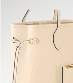 Louis Vuitton Neverfull MM Crème Beige Tote Bag — view 6