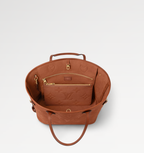 Louis Vuitton Neverfull MM Cognac Brown Tote Bag — view 3