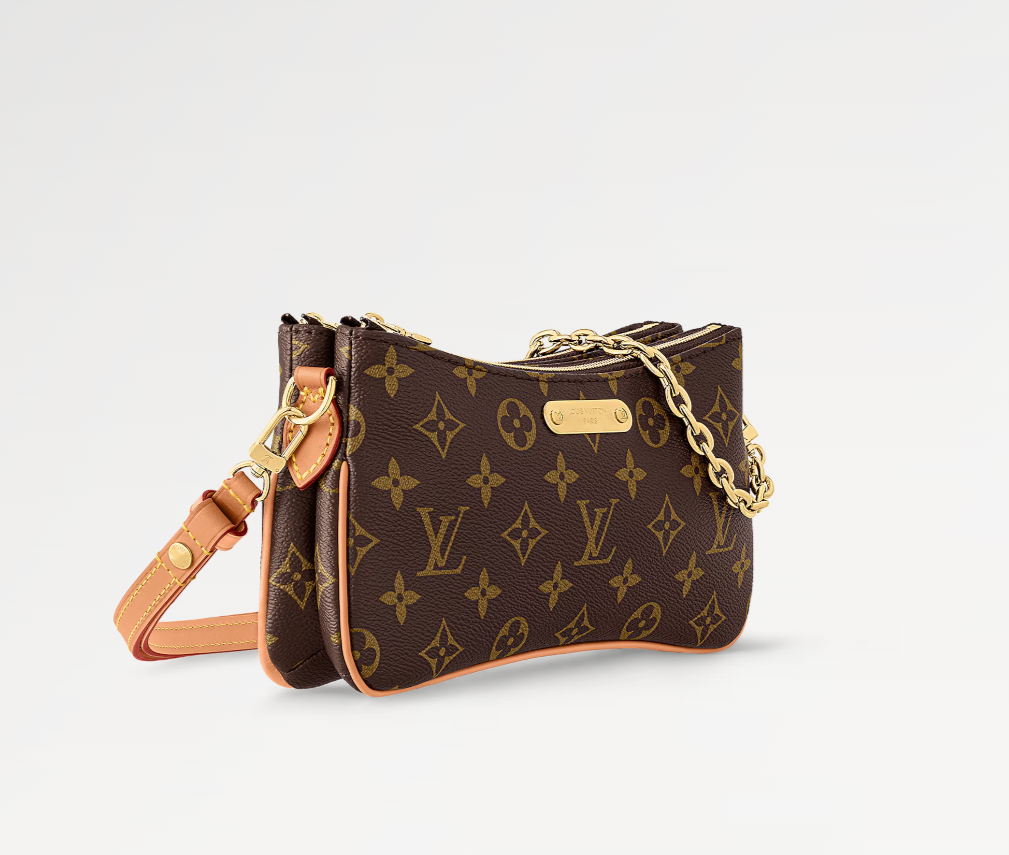 Louis Vuitton Liv Pochette Coated Canvas — view 2