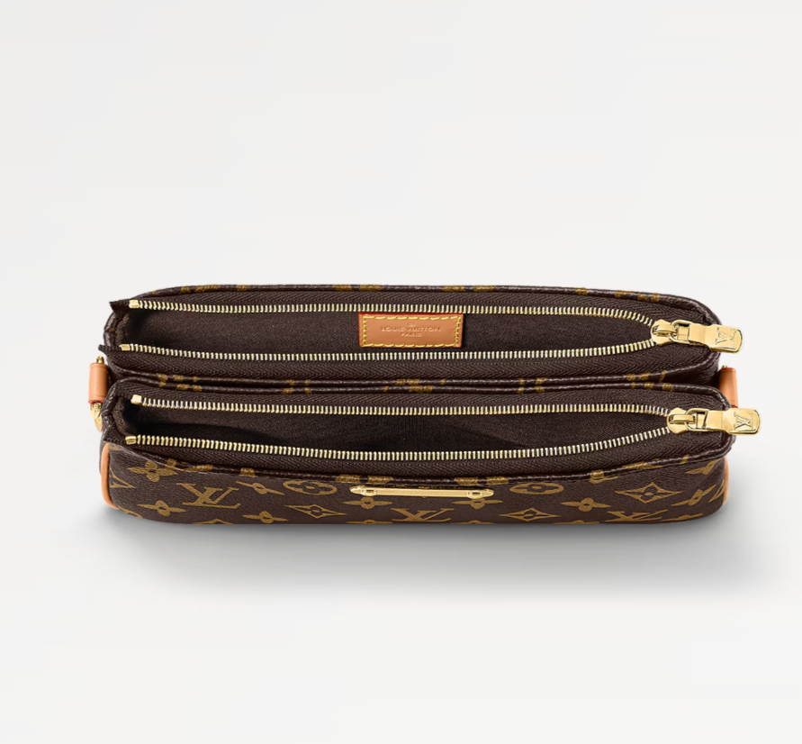Louis Vuitton Liv Pochette Coated Canvas — view 5