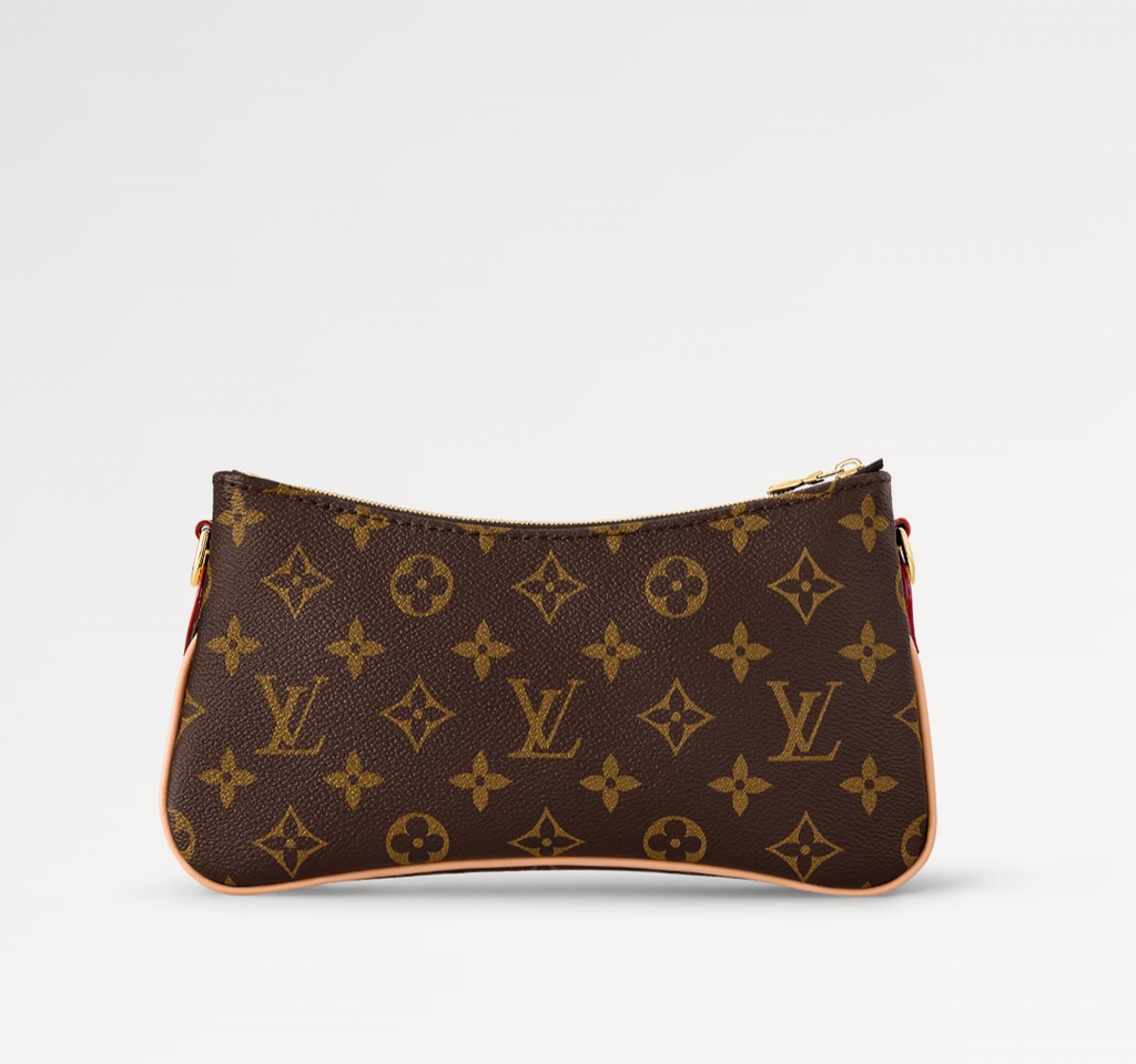 Louis Vuitton Liv Pochette Coated Canvas — view 3