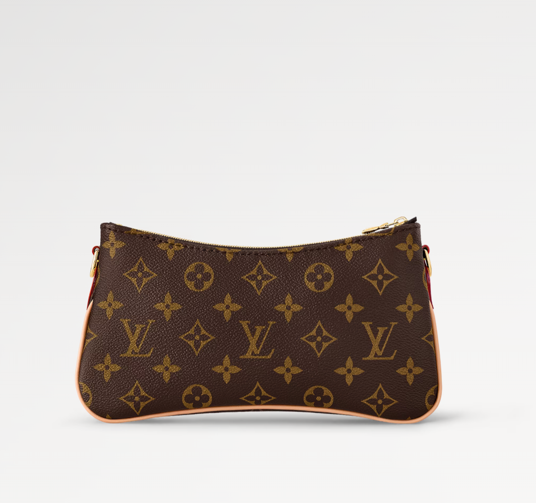 Louis Vuitton Liv Pochette Coated Canvas — view 3
