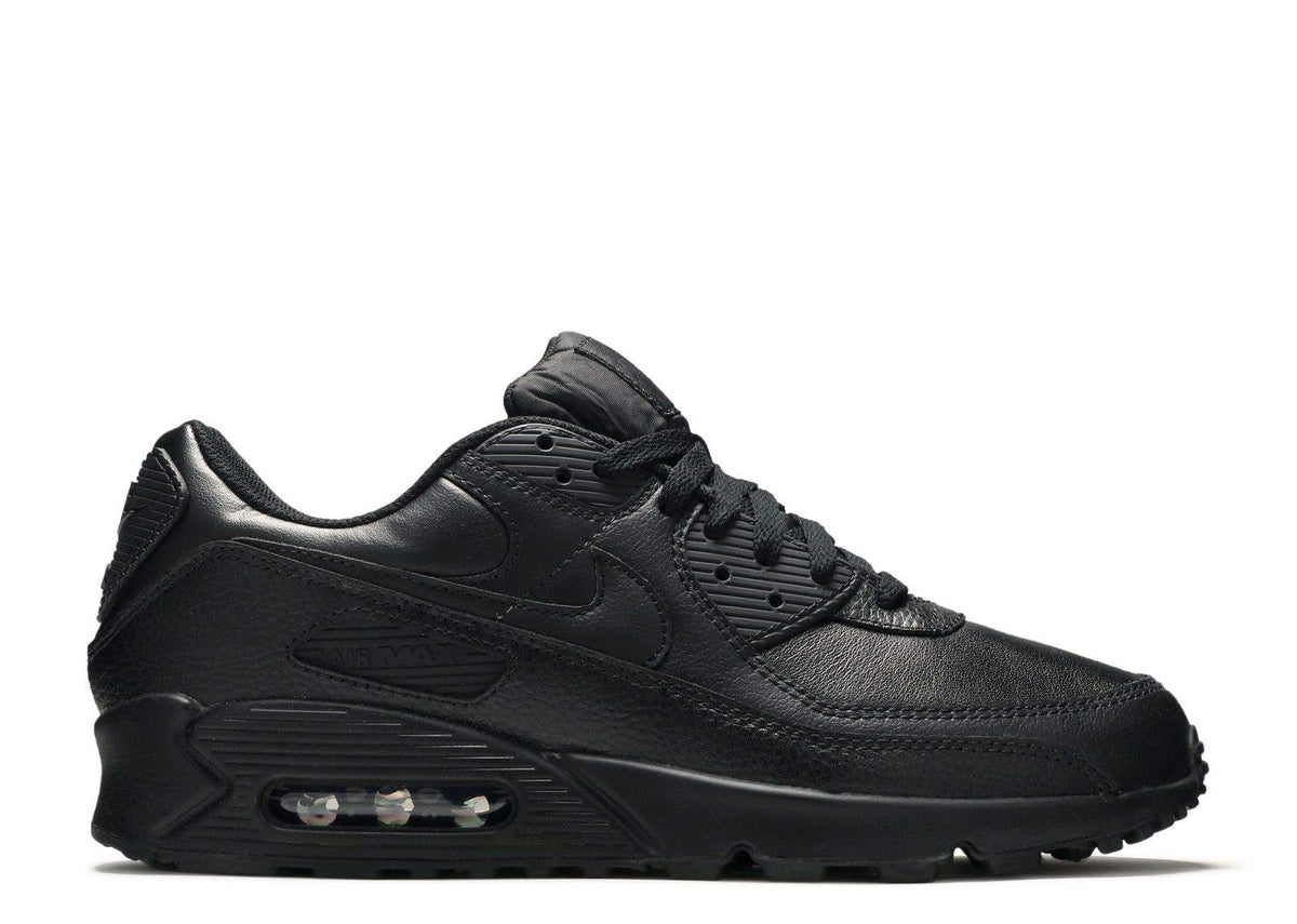 Nike Air Max 90 Leather ‘Triple Black’ Unfading Sneaker — view 1
