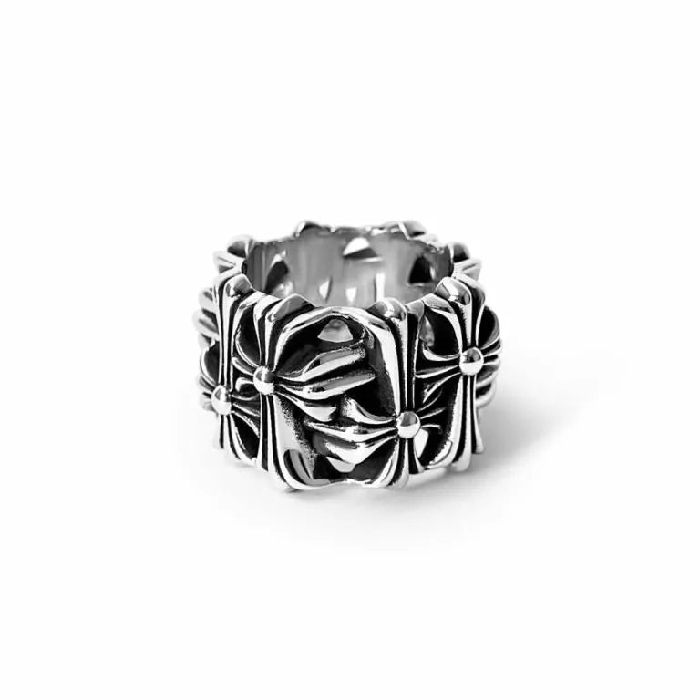 CHROME HEARTS SQUARE CEMETERY RING 9 — view 3