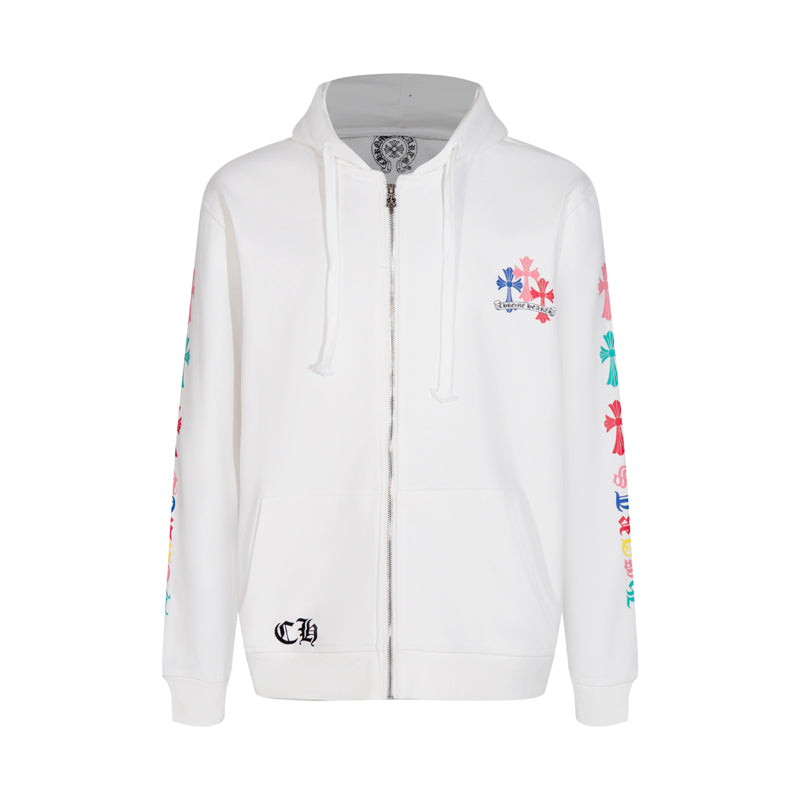 Chrome Hearts New Zip Up Hoodie -5015 — view 14