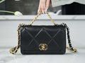 Chanel 19 WOC Wallet On Chain AP0957 Black Flap Bag — view 10