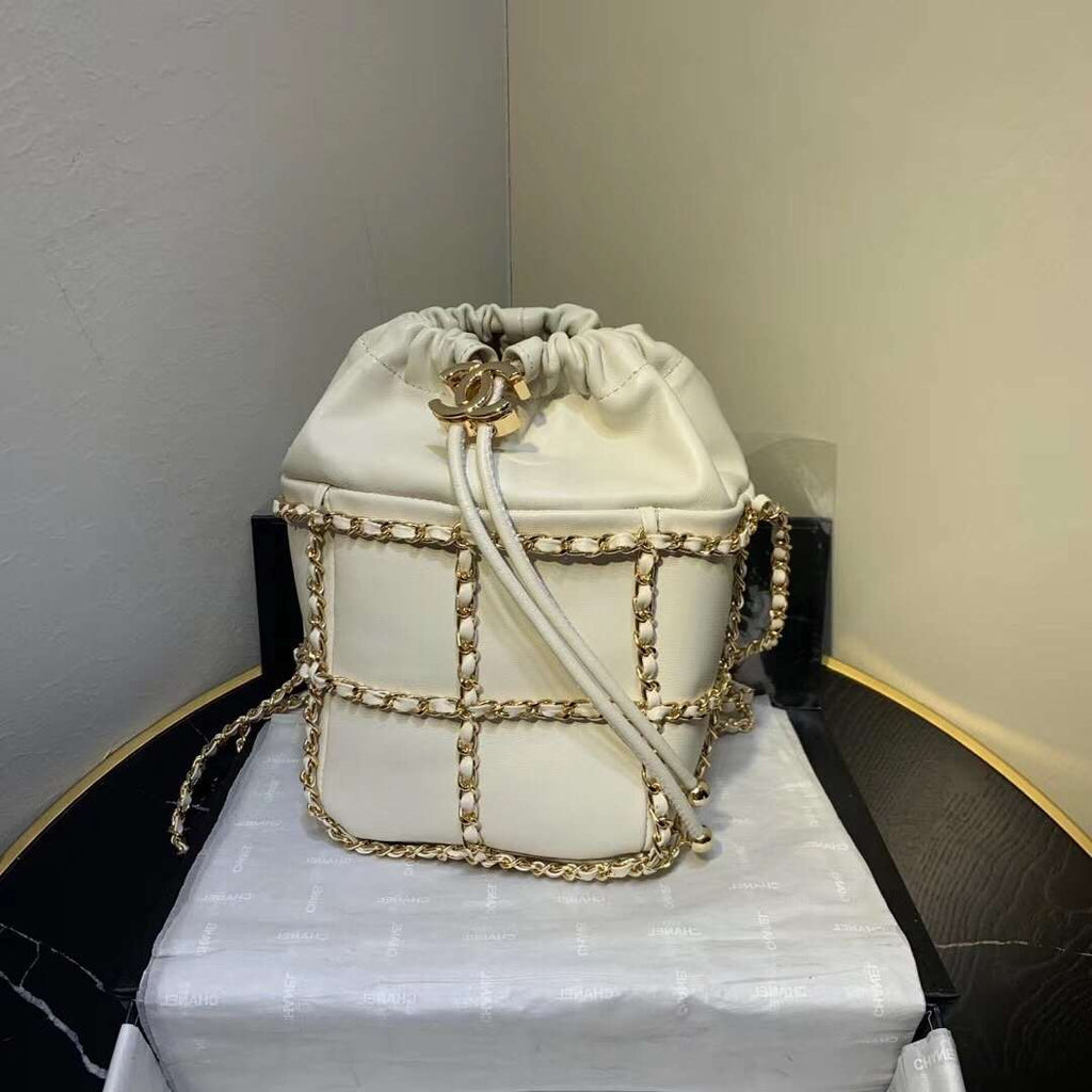 Chanel Drawstring Bag Beige — view 1