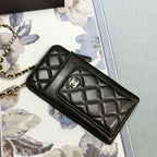 Chanel Lambskin Phone Holder Wallet — view 4