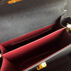 YSL Cassandra Mini Top Handle Bag Black — view 8