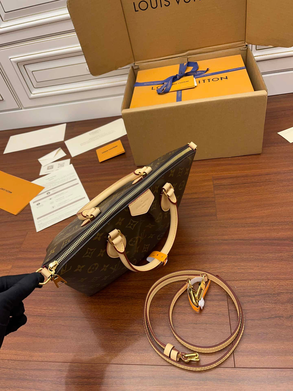 Louis Vuitton Boetie Handbag - Brown — view 2