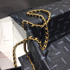 Chanel Pearl Round Clutch with Chain - Black — view 8