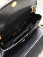 YSL Jaime Patent Black Bag — view 6