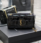 YSL Jaime Patent Black Bag — view 1