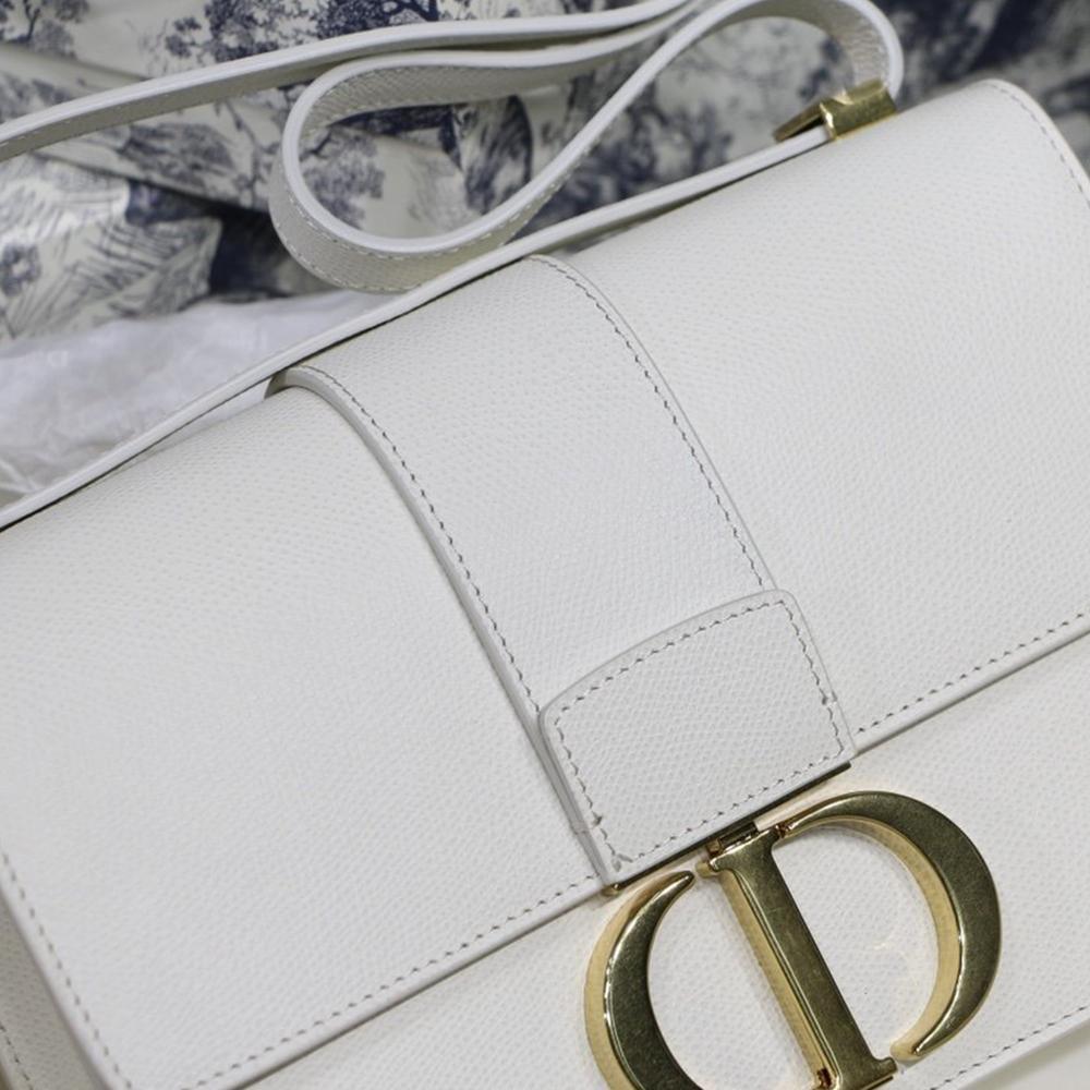Dior 30 Montaigne Bag Latte Box Calfskin — view 6
