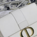 Dior 30 Montaigne Bag Latte Box Calfskin — view 6