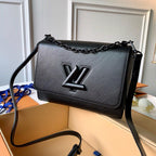 Louis Vuitton Twist MM Black Handbag — view 1