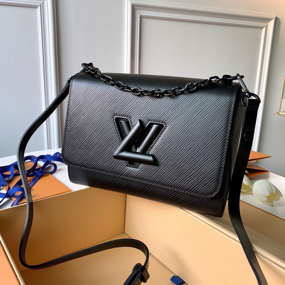 Louis Vuitton Twist MM Black Handbag — view 1