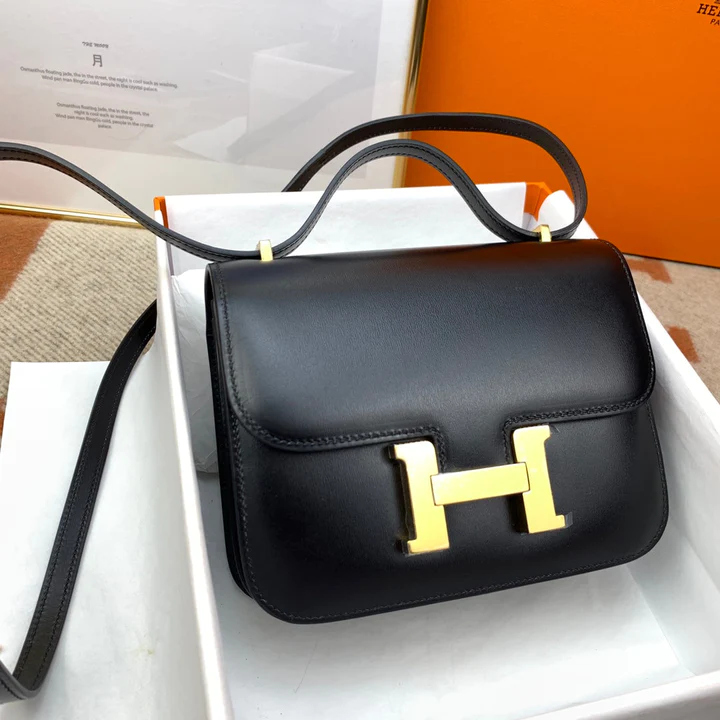 Hermes Constance Bag Mini 14cm - Black — view 2