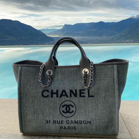 Chanel Deuville Tote Bag - Grey — view 3