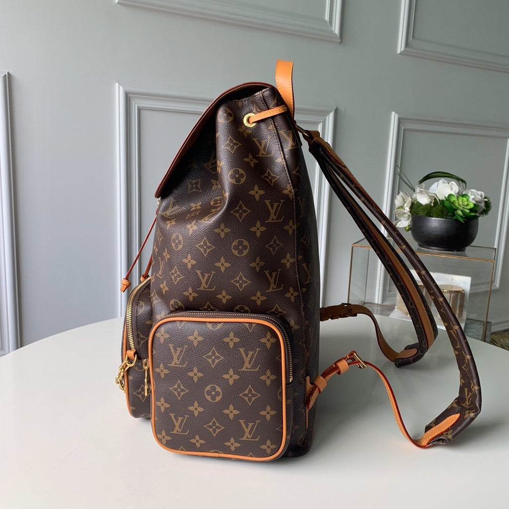 Louis Vuitton Trio Backpack Travel Bag M44658 Gold Chain Monogram LV — view 4