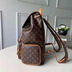 Louis Vuitton Trio Backpack Travel Bag M44658 Gold Chain Monogram LV — view 4