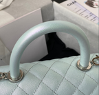 Chanel Coco Handle Bag 92990 23cm - Blue — view 2