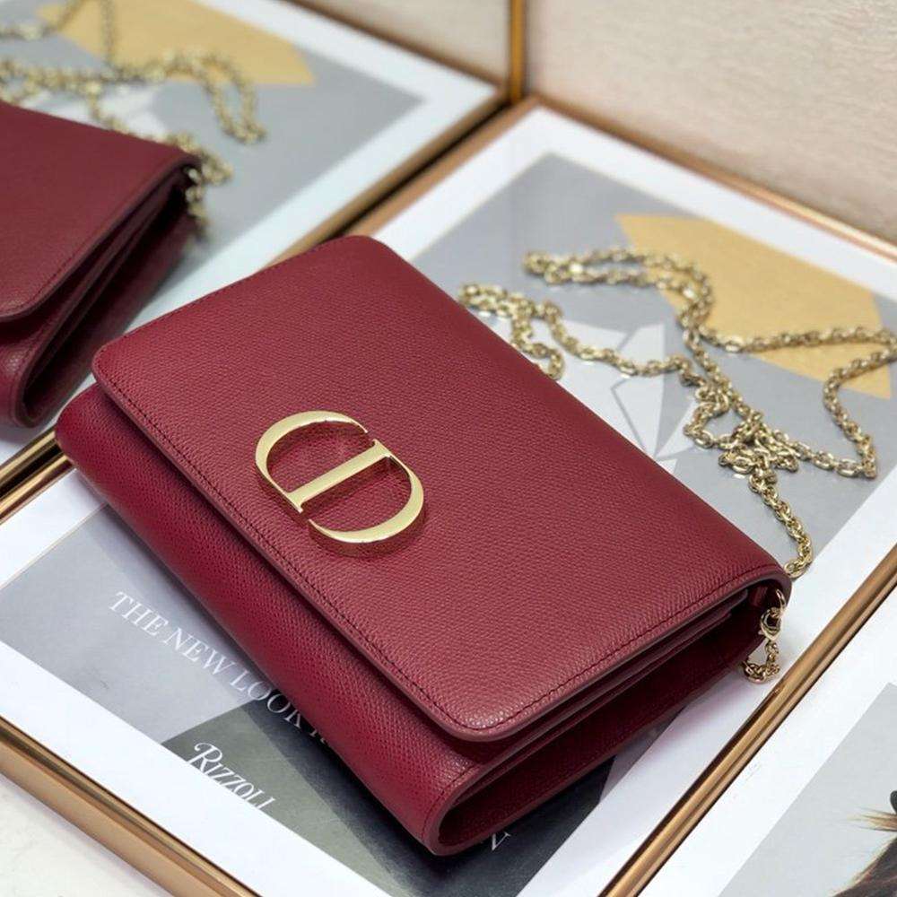 Dior 30 Montaigne Pouch - Red — view 3