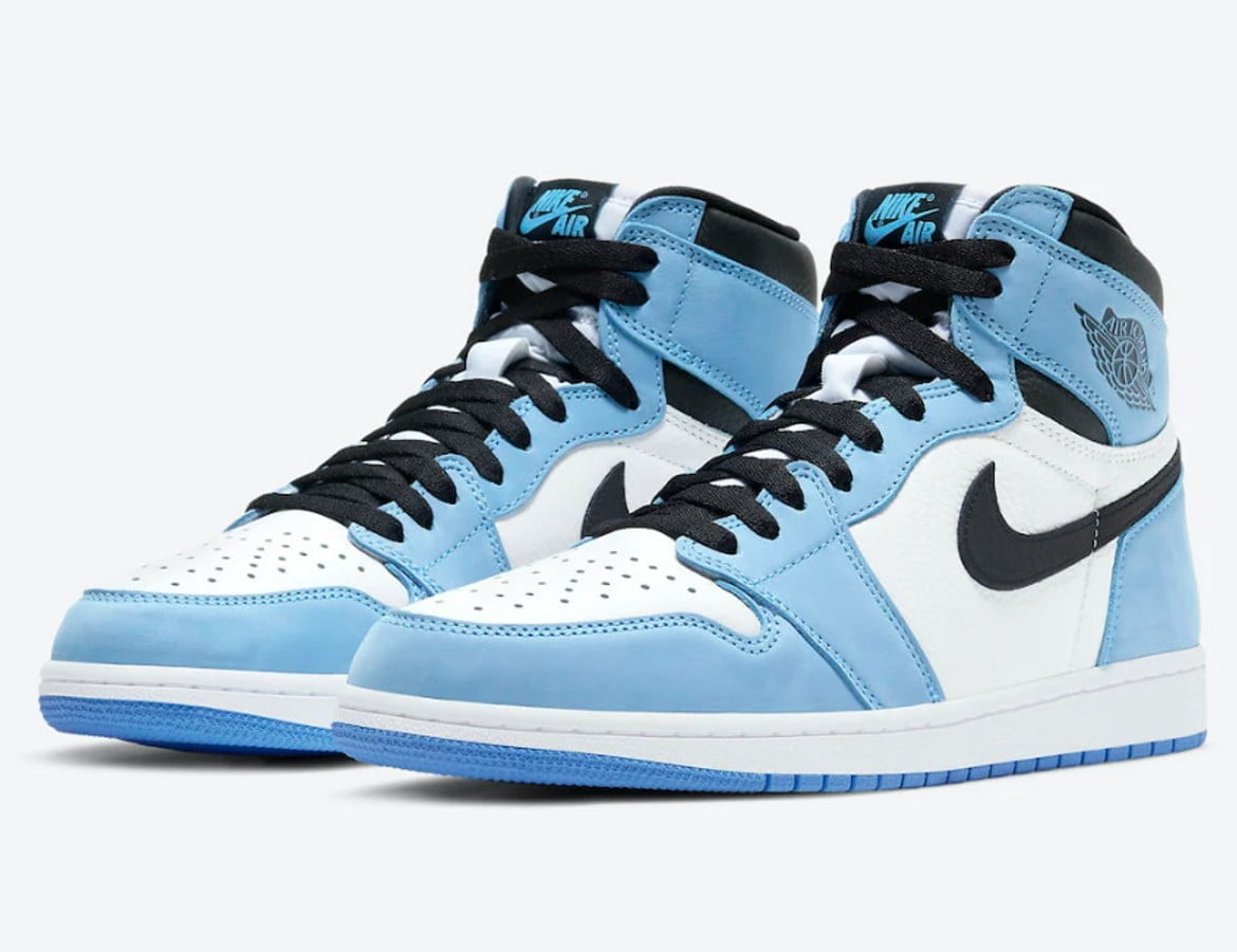 Air Jordan 1 High University Blue 555088 — view 3