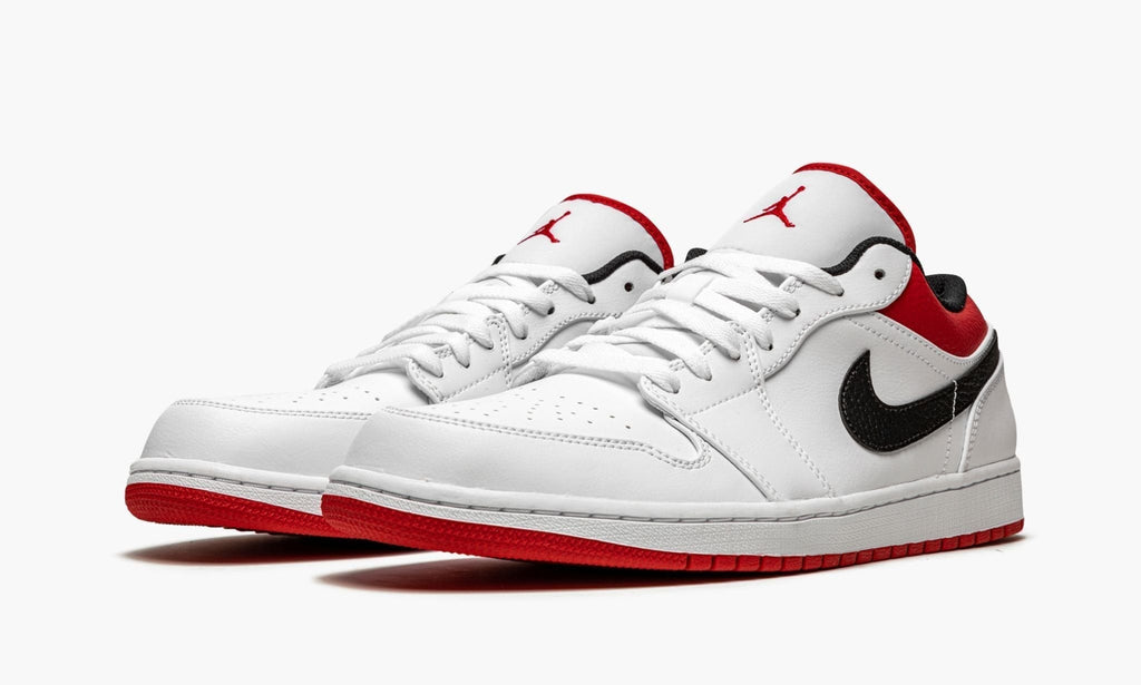 Air Jordan 1 Low “White / Gym Red” — view 3