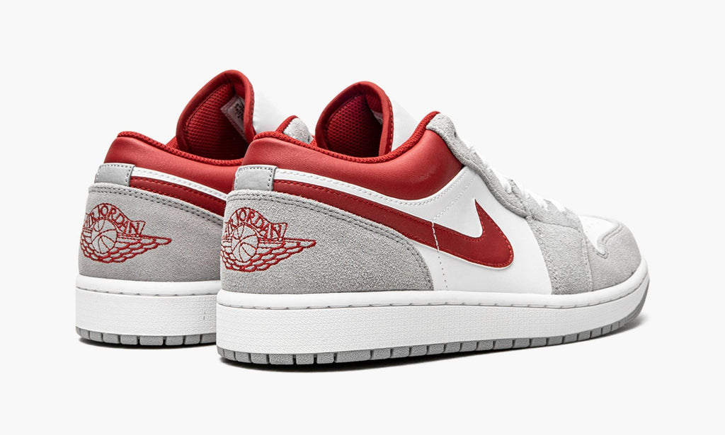 AIR JORDAN 1 LOW SE “White / Grey / Red” — view 3